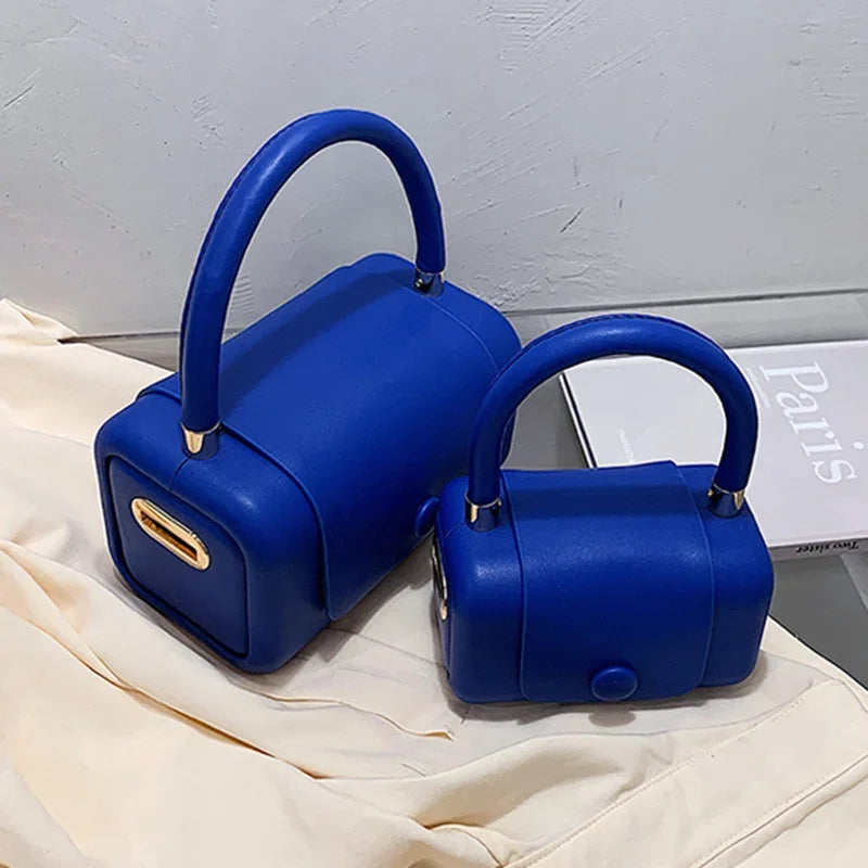 Fashion Women Saddle Luxury Designer Bags Mini Pu