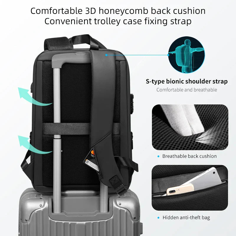 Fenruien Brand Laptop Backpack Antitheft Waterproof School Backpacks
