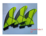 Fiberglass Surf Fins Thrusters Tri set Paddle Board