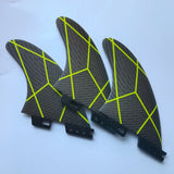 Fiberglass Surf Fins Thrusters Tri set Paddle Board
