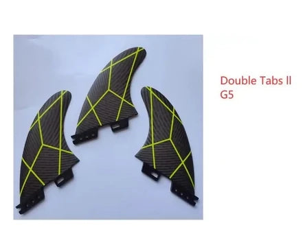 Fiberglass Surf Fins Thrusters Tri set Paddle Board