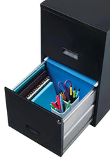 Filing Cabinet 2-Drawer Steel File Cabinet with Lock,