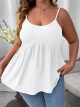 Finjani Womens Plus Size Cami Top Frenchy Solid