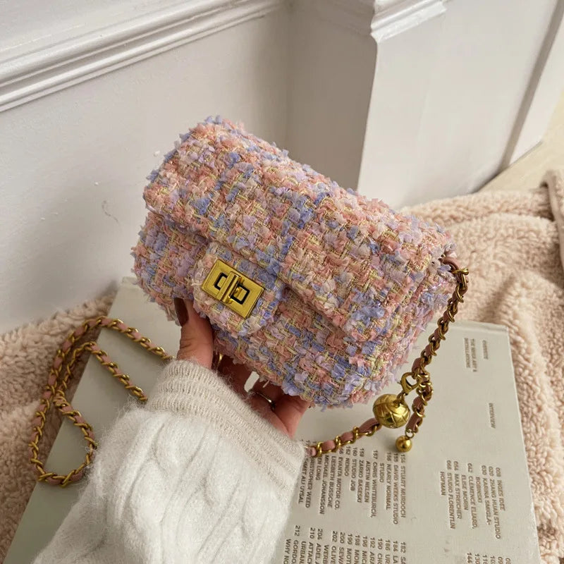 Fitshinling Fashion Handbags Women Chain Small Women's Bags