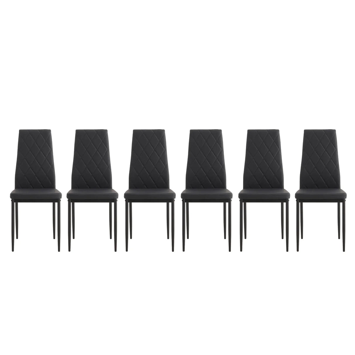 [Flash Sale]7-Piece Dining Table Chair Set 1 Glass