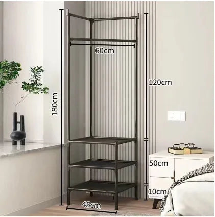 Floor Corner Rack Clothes Rack Jackets Coat Rack