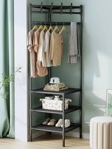 Floor Corner Rack Clothes Rack Jackets Coat Rack