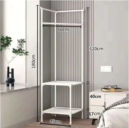 Floor Corner Rack Clothes Rack Jackets Coat Rack