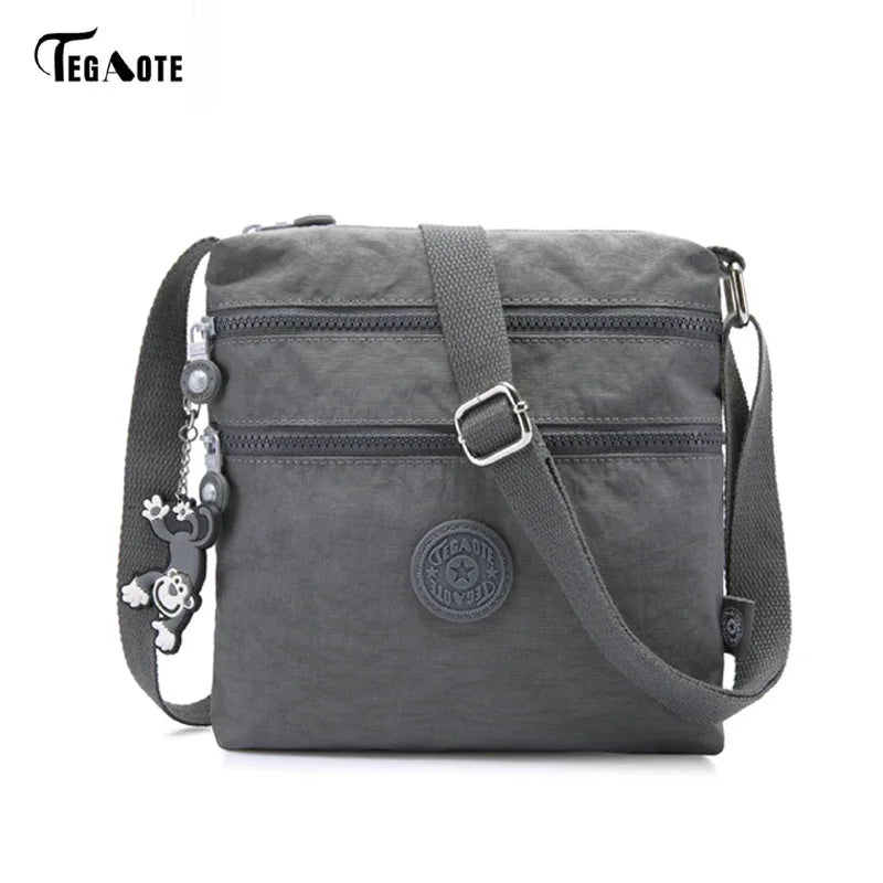 Floral Women Messenger Bag Nylon Women Shoulder Crossbody Bags Female Fashion Ladies Handbags School Bags Sac à main purse bolsa