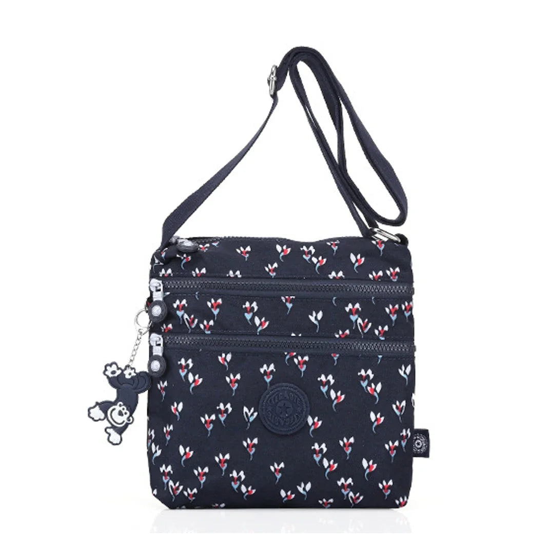 Floral Women Messenger Bag Nylon Women Shoulder Crossbody Bags Female Fashion Ladies Handbags School Bags Sac à main purse bolsa