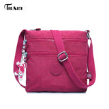 Floral Women Messenger Bag Nylon Women Shoulder Crossbody Bags Female Fashion Ladies Handbags School Bags Sac à main purse bolsa
