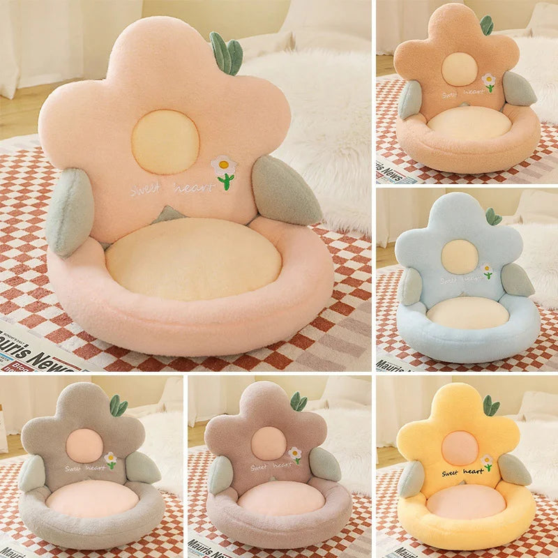 Flower Children's Sofa Cute Chair Lazy Couch Stool