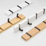 Foldable Bamboo Wall-mounted Clothes Hooks Door Hangers Household