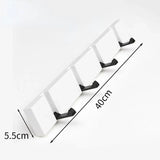 Foldable Bamboo Wall-mounted Clothes Hooks Door Hangers Household