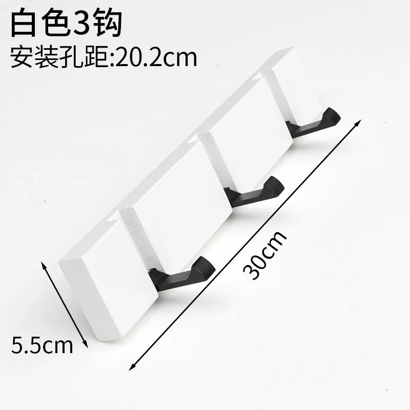 Foldable Coat Rack Bamboo Hat Hanger With Hook