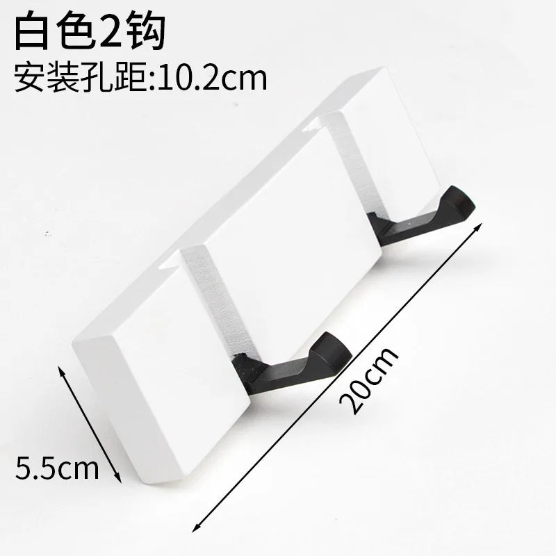 Foldable Coat Rack Bamboo Hat Hanger With Hook
