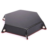 Foldable Dice Tray Box PU Leather Folding Hexagon