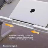 Foldable Lift Laptop Desk for Bed with Radiator