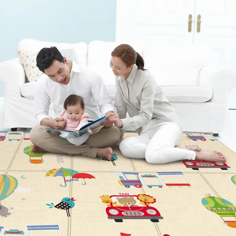 Foldable XPE Kids Rug Foldable Cartoon Baby Play