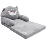 Folding Children's Sofa Baby Plush Seat Elephant Shape