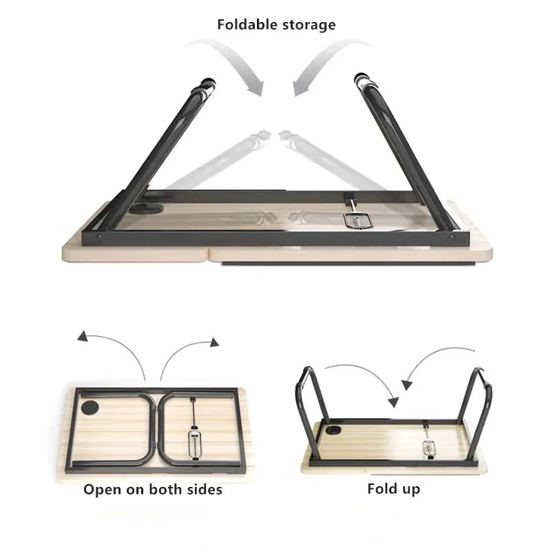Folding Laptop Desk for Bed Portable Computer Tray