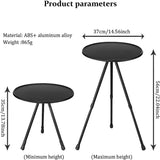 Folding Round Table Portable Telescopic Outdoor Three-legged Dining