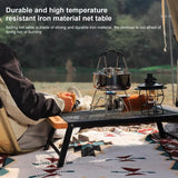 Folding Table With Iron Mesh Outdoor Camping Portable