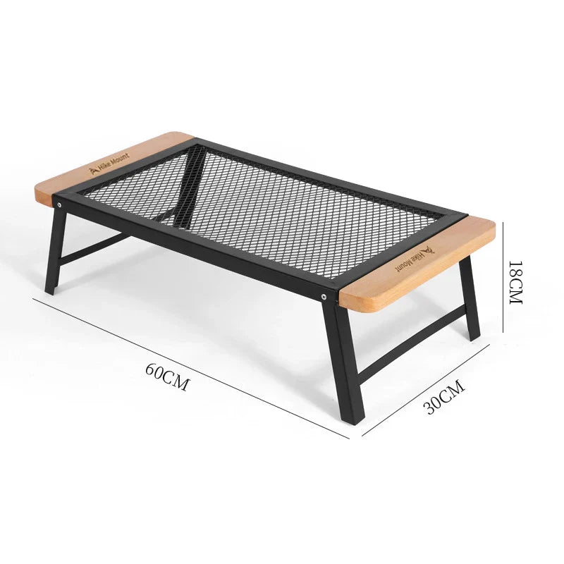 Folding Table With Mesh Outdoor Dining Tables Patio