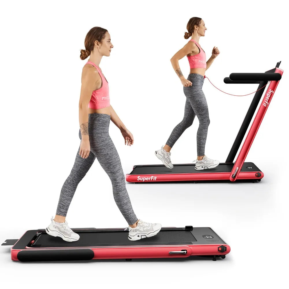 Folding Treadmill, Superfit Under Desk Electric Treadmill, Installation-Free