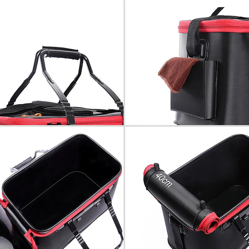Folding live Fishing Bucket EVA Thickening Fish Bucket