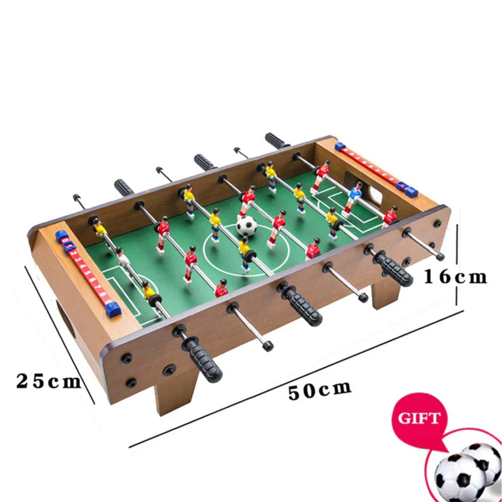 Foosball Table Easily Assemble Wooden Soccer Games Table