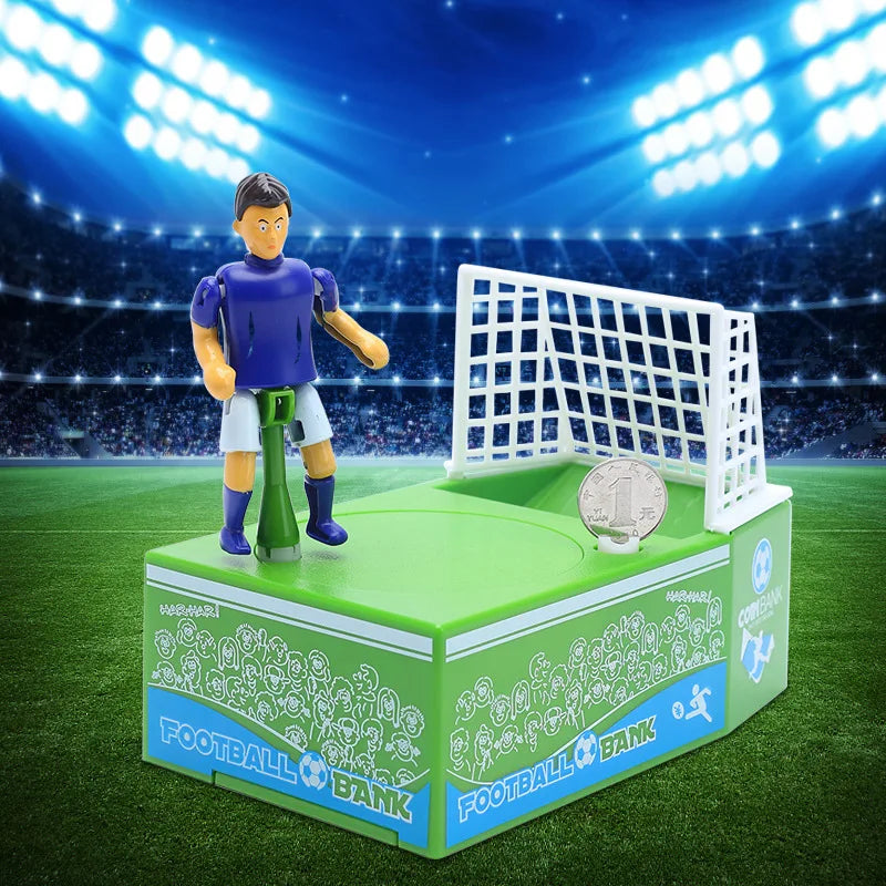 Football Field Piggy Bank Soccer Coin Holder Saving