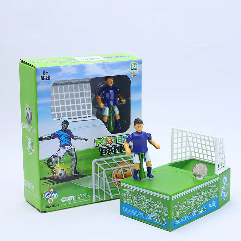 Football Field Piggy Bank Soccer Coin Holder Saving