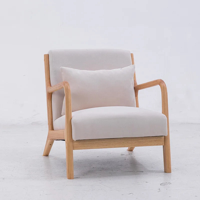 Formwell-Retro Modern Accent Chair, Mid-Century Sofa Chair, Solid