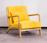 Formwell-Retro Modern Accent Chair, Mid-Century Sofa Chair, Solid