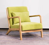 Formwell-Retro Modern Accent Chair, Mid-Century Sofa Chair, Solid