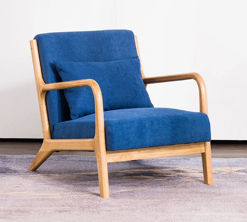 Formwell-Retro Modern Accent Chair, Mid-Century Sofa Chair, Solid