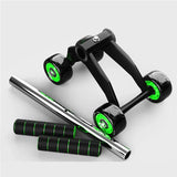 Four Wheeled Abdominal Wheel Ab Roller Non-slip Arm