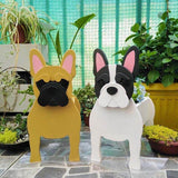 Yellow French Bulldog Planter AP004