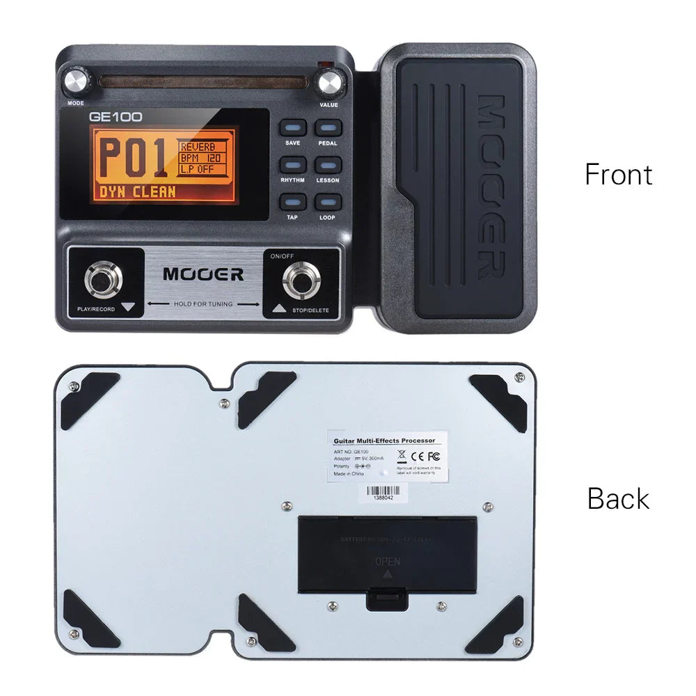 GE100 Guitar Multi-effects Processor Effect Pedal with Loop