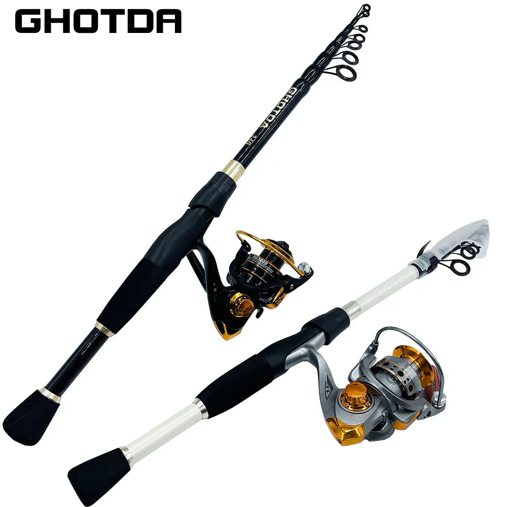 GHOTDA Ultra-light Telescopic Lure Rod 1.6 -2.4 M