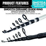 GHOTDA Ultra-light Telescopic Lure Rod 1.6 -2.4 M
