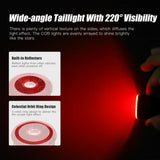 Gaciron Bike Lights,100lm High Brightness Bike Rear Light