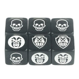 Game Dice 6pcs D6 Dice Opaque Color for