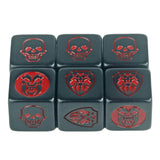 Game Dice 6pcs D6 Dice Opaque Color for