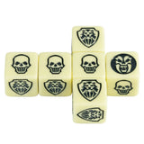 Game Dice 6pcs D6 Dice Opaque Color for