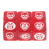 Game Dice 6pcs D6 Dice Opaque Color for