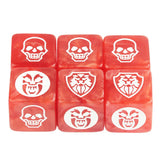 Game Dice 6pcs D6 Dice Opaque Color for