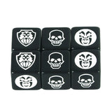 Game Dice 6pcs D6 Dice Opaque Color for