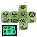 Game Dice 6pcs D6 Dice Opaque Color for
